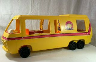 Vintage Barbie Star Traveler Motorhome RV Bus Camper Yellow/Orange 1976 GMC 4