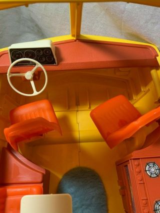 Vintage Barbie Star Traveler Motorhome RV Bus Camper Yellow/Orange 1976 GMC 7