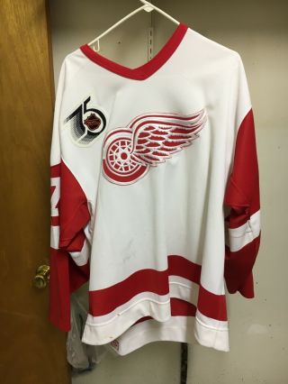 Detroit Red Wings 1991 Tony Mckegney Game Worn Nhl Hockey Jersey - Vintage