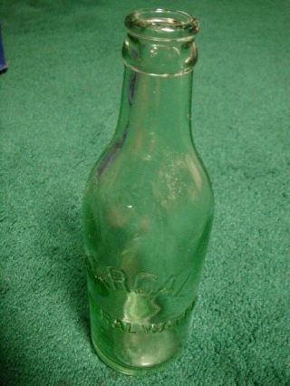 Rare Vintage Barcal Mineral Water Aqua Bottle 8 At Top Carbonated Drink