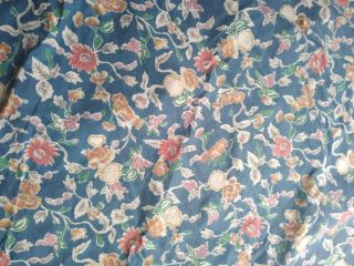 Vintage Ralph Lauren Jardin Floral King Fitted/flat Sheet