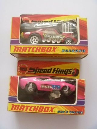 Vintage Lesney Matchbox Speed Kings X2 Gus 