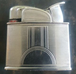 Rare Art Deco Vintage Sterling Silver R Blackinton Co Evans Pocket Lighter