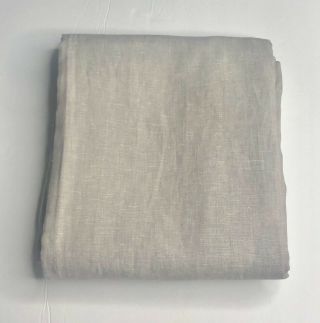 Restoration Hardware Vintage - Washed Belgian Linen Xl Shower Curtain Dune $119