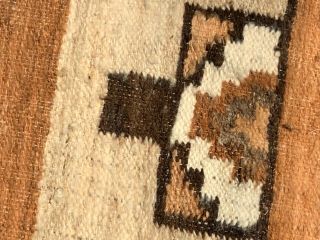 Vintage Native American Indian Woven Wool Rug Wall Decor Hand Made 42 