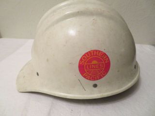 Vtg Southern Pacific Railroad Hard Hat Rock Island Division Cotton Belt Route 3