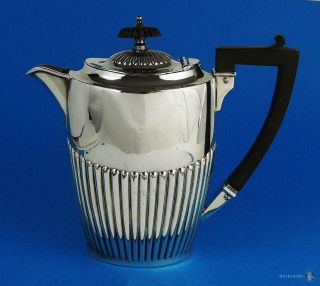 Smart Antique Silver Plate Hot Water Jug 1900 William Hutton & Sons