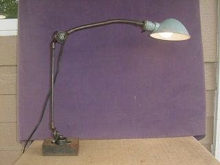 Vintage Mccrosky Articulating Industrial Task Lamp