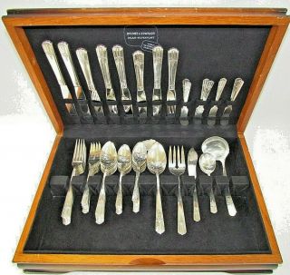 Wm.  A.  Rogers A1 Plus Oneida Ltd.  65 Piece Silverware (c1)