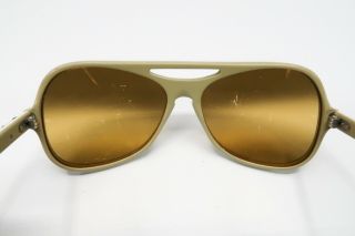 Ray Ban Vintage B&L Powderhorn Sunglasses FRAMES ' 70s Aviator Blue White A103 6
