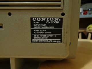 Conion C - 100F Boombox Vintage 7