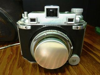 Vintage Kodak Medalist Supermatic No 2 35mm Camera In Leather Case 100mm Lens VG 10