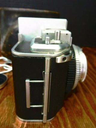 Vintage Kodak Medalist Supermatic No 2 35mm Camera In Leather Case 100mm Lens VG 6