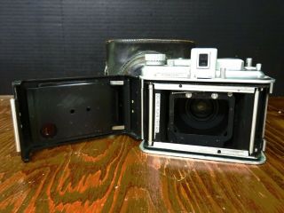 Vintage Kodak Medalist Supermatic No 2 35mm Camera In Leather Case 100mm Lens VG 8