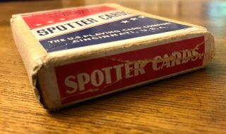 Vintage BICYCLE WW2 SPOTTER Playing Cards; COMPLETE BOX 52,  JOKER, 5