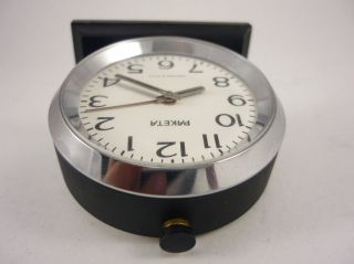Vintage Raketa Miniature Alarm Clock RARE 1960 ' s 7