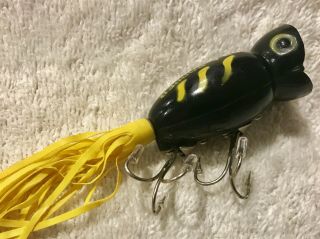 Fishing Lure Fred Arbogast Hula Popper In Very Rare Color Tackle Box Crank Bait 2