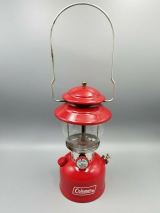 Vintage 1973 Coleman Red Lantern Model 200a Dated 6 - 73