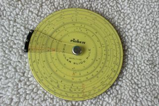 VINTAGE PICKETT CIRCULAR SLIDE RULE Model 111 - ES RARE 2