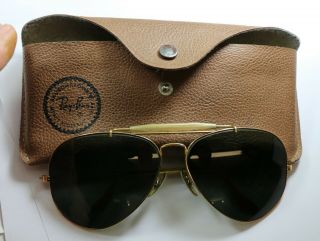 Vintage Ray - Ban Bausch And Lomb Pilots Sunglasses Case