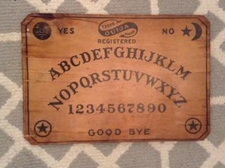 Rare Antique 1900 Wooden Ouija Board William Fuld Baltimore Vintage 1919 Haunted