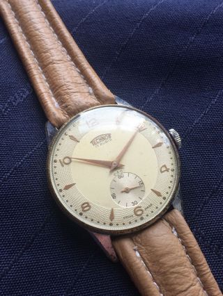 Vintage Technos 17 Rubis Watch Orologio Montre Uhren 3