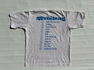 VINTAGE NIRVANA Nevermind Shirt 2002 YOUTH 2