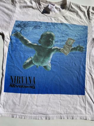 VINTAGE NIRVANA Nevermind Shirt 2002 YOUTH 4