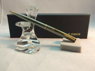 Vintage Parker Insignia Sterling Silver Ballpoint Pen.