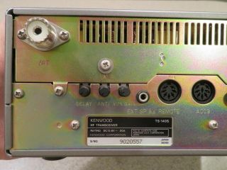 Kenwood TS - 140S Vintage Ham Radio Transceiver w/Mic SN 9020577 PRISTINE 9