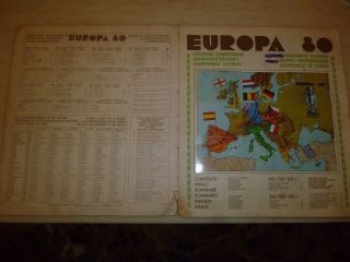 RARE Europa 80 (1980) Euros PANINI Sticker ALBUM 100 COMPLETE 2