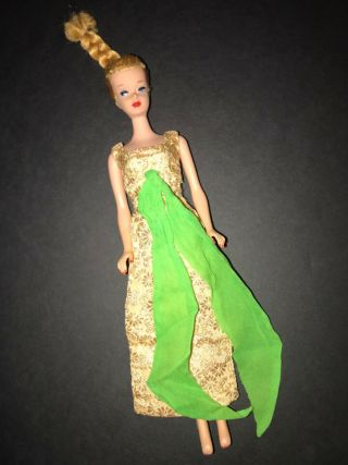 Mattel Vintage 1960 Blonde Ponytail Barbie Tlc.  Face Golden Glory