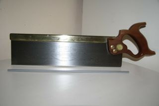 Vintage Wade Wingfield Et Roberts & Lee Warranted Superior 14 " Brass Tenon Saw