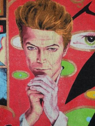 Vtg David Bowie Sound,  Vision 1990 Concert Tour Shirt Xl Single Stitch Rare