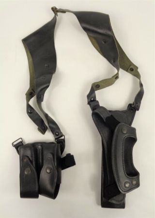 Rare Ex Police Mp5 K Leather Shoulder Holster Harness Sas Crw Paul Evers No Rsv