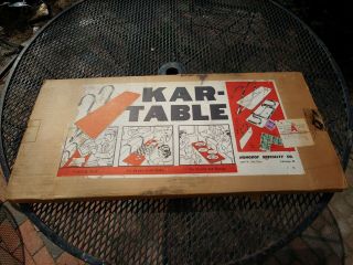 Kar - Table Honorof Specialty Co. ,  Vintage Travelling Desk,  Folding Car Table