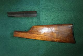 Vintage Stevens Crack Shot.  22 Lr Rolling Block Rifle Wooden Forend & Butt Stock