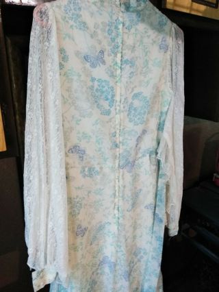 Vintage Gunne Sax Dress by Jessica San Franciso Light Blue & Lace Size 11 6