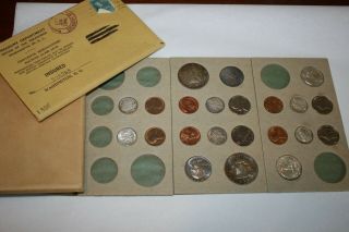 1955 U.  S.  Silver Double 22 - Coin Set P - D - S U.  S.  Pack Rare