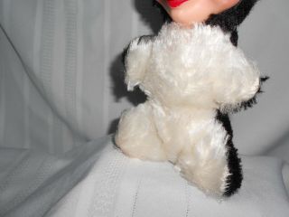 Vintage Rushton Plush Stuffed Stinky Skunk Rubber Face Rare Evil REAL 2