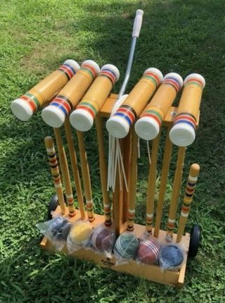 Vintage 6 - Player Forster Croquet Set