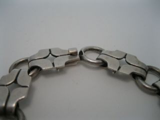 Vintage Reveri - Reveriano Castillo Mexican Sterling Silver Bracelet w Charm 4