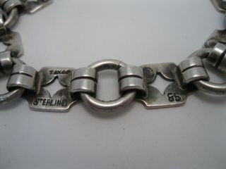 Vintage Reveri - Reveriano Castillo Mexican Sterling Silver Bracelet w Charm 7