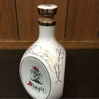 1986 Dimple Japanese Zodiac Tiger Vintage Old Type Empty Bottle Scotch Whiskey