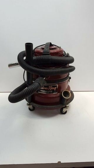 Vintage Silver King Professional Vacuum Cleaner Canister Great Model 73b - 2