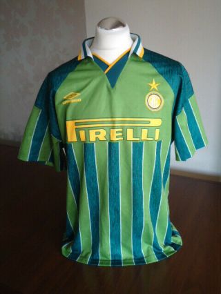 Inter Milan Umbro 1995 Away Shirt Extra Large Rare Vintage Calcio