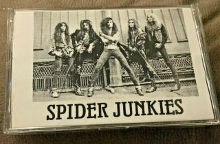 Spider Junkies Demo Cassette Hair Metal Glam Rock 1989 Rare