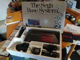 Vintage Sega Master System Base Console  Org.  Box Complete A,