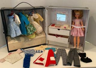 Vintage Ideal Tammy Doll With Case,  Clothing,  & Accessories
