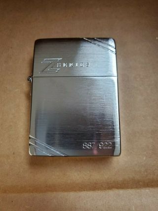 RARE Z - SERIES 2007 ZIPPO Brushed Chrome & Case 891/922 3